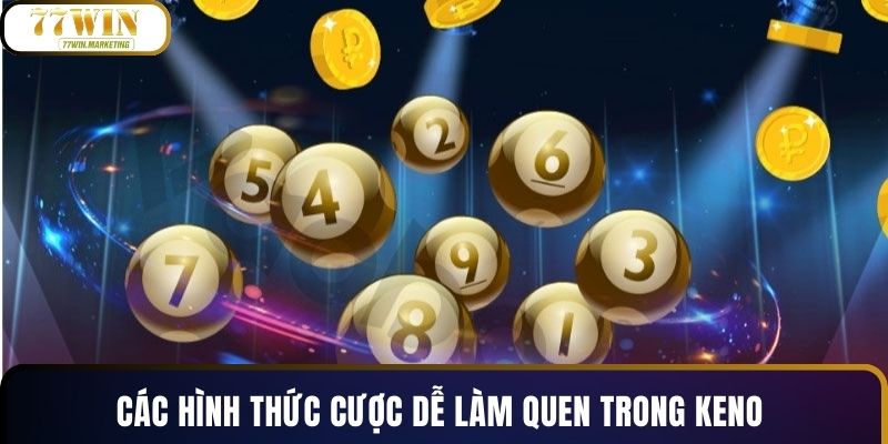 Các hình thức cược dễ làm quen trong keno