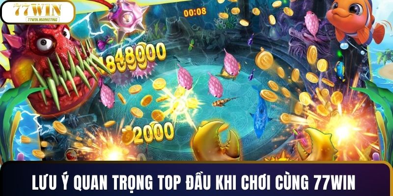 Lưu ý quan trọng top đầu khi chơi cùng 77WIN